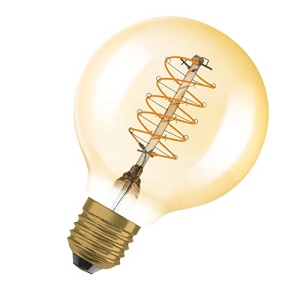 Bec LED OSRAM Vintage 1906, 7W, 600lm, dimabil, sticla aurie - Img 4
