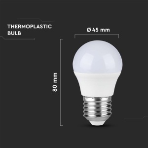 Bec LED V-TAC G45 E27 3.7W 320 Lumen 4000K Alb Neutral - Img 4