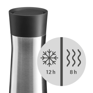 Becher Izolant WMF Impulse 350 ml, Capac Automati, 360 Deschidere, Argintiu - Img 3