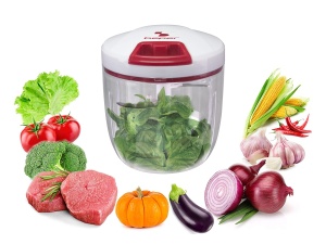BEPER C107UTT002 Tocator manual cu franghie, Otel inoxidabil/ABS, Alb/Rosu - Img 1