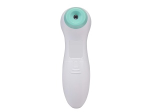 BEPER P303Med001 Termometru clinic cu infrarosu, fara contact, masoara corpuri/lichide/obiecte si suprafete, afisaj LCD iluminat din spate, memorie pentru 10 masuratori, alb/verde apa - Img 6