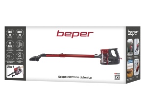 BEPER, Rosu, P202ASP001 Matura electrica 2 in 1, Aspirator, Aspirator, 600 W, Putere de aspirare 15 Kpa, Rezervor 0,8L, Furtun telescopic detasabil, Cablu 6,5 m Verde, ABS, Mare, Plastic, Grande - Img 6