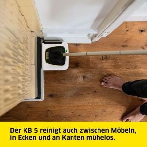 Besen electric KARCHER KB 5, acumulator 30 min, recipient 370 ml, usor - Img 4