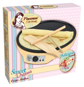 Bestron Crepes Maker ASW602 30 cm Antiaderent Galben - Img 7