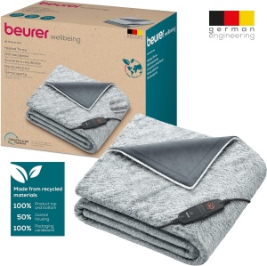 Beurer HD 75 Nordic Grey Heizdecke 180x130 cm Material Recycled 6 Temperaturi - Img 9