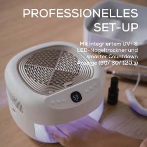 Beurer MP 200 StudioNails Pro Statie Manichiura-Pedichiura 3-in-1 26000 RPM 9 Accesorii - Img 5