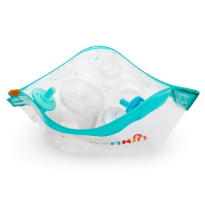 Beutel de sterilizare pentru microunde Munchkin, set 6 buc, reutilizabile, cu maner racoros - Img 2