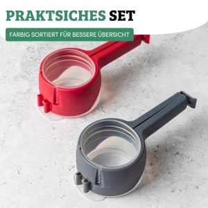 Beutelclips cu Ausgieer Westmark - Set 2 bucati, BPA-free, usor de utilizat - Img 11