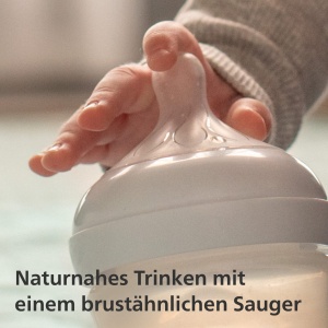 Biberoane din sticla Philips Avent Natural Response - 2x biberoane, 240 ml, fara BPA, pentru nou-nascuti de la 1 luna (model SCY933/02) - Img 5