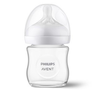 Biberon Philips Avent Natural Response SCY93001 Sticla Borosilicata 120 ml Anti-Colici BPA-Free - Img 2
