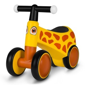 Bicicleta fara pedale LIONELO Sammy de la 1 an bicicleta fara pedala pentru bebelusii de 12-36 luni premergator cu 4 roti de pana la 25 kg manere anti