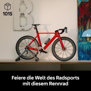 Bicicleta LEGO Icons Rennrad 11380 - 1015 piese, cu Gummireifen si Stander - Img 2