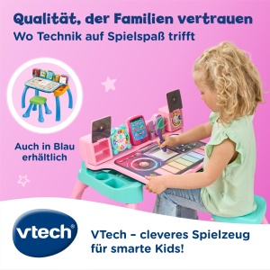 Birou interactiv VTech 6-in-1 roz - invatare pentru copii de la 3 ani - Img 6