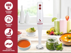 Blender Beper P102FRU003, 400W, 2 viteze, alb - Img 2