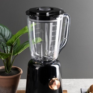 Blender Bergner Copperly - 800 W, 1.8 L, Inox, Negru cu Detalii Aurii - Img 2
