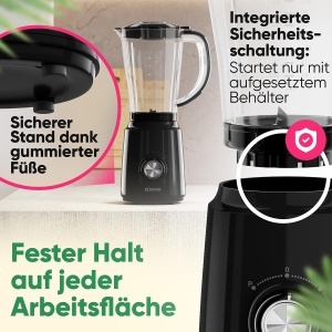 Blender Bomann UM 6091 CB, 500W, 1.5L, inox - Img 4
