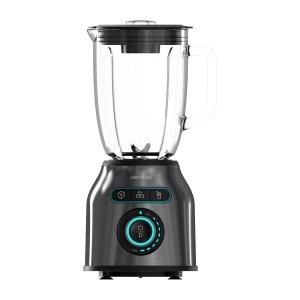 Blender Cecotec Power Black Titanium 2200MAX, 2200 W, 1.75 L, 6 cutite din otel inoxidabil