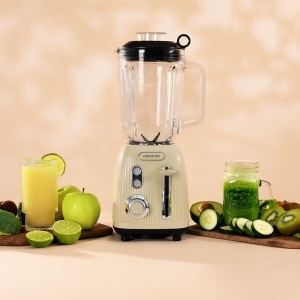 Blender Cecotec Retro Power Black Titanium, 1200W, 1.5L, Verde Vintage - Img 2