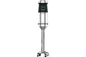 Blender de mana Cecotec Power TitanBlack 1500 XL TotalMix. 1500 W, tehnologie CrossBlades cu 4 lame cu acoperire din titan negru, baza extra-lunga, insertie pentru lama de protectie impotriva stropilor, borcan de 800 ml - Img 5