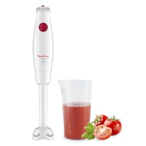 Blender de mana Moulinex Turbomix DD12A1, 350 W, lame Zelkrom, alb