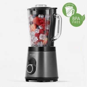 Blender H.Koenig MXK36, 1.5 l, 550 W, sticla, inox - Img 2