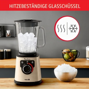 Blender Moulinex PerfectMix LM871A10, 1200 W, capacitate 1,5 l, culoare negruauriu - Img 5