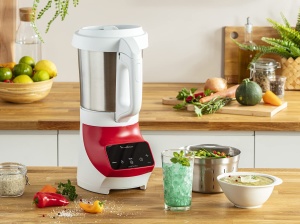 Blender Moulinex SoupPlus LM924500, 1100 W, Capacitate 2 l, Inox - Img 5