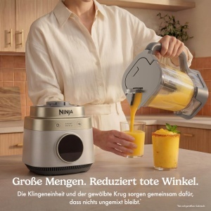 Blender Ninja CrushBOSS 2-in-1, 1200W, capacitate 2,1L, alb si champanie - Img 4