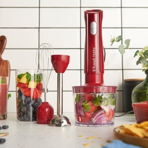 Blender Russell Hobbs Desire 3-in-1, 500W, 600ml, Rosu - Img 6