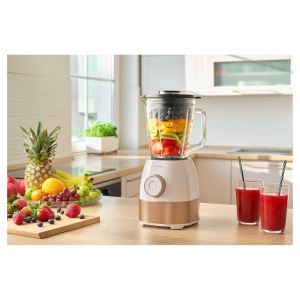 Blender SENCOR SBL 5870GD, 1800 W, 1,5 L, Culoare Alb-Aurie - Img 2