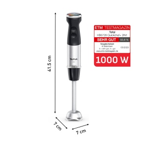 Blender Tefal Quickchef HB672830, 1000 W, 2-in-1, Negru - Img 4