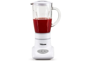 Blender Tristar BL-4431 - Lame din otel inoxidabil - 2 viteze - Ulcior de sticla de 450 ml - Compact
