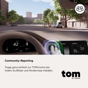 Blitzerwarner pentru Auto Tom by TomTom Fara Abo Compatibil Apple CarPlay si Android Auto - Img 8