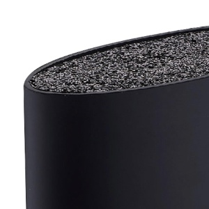 Bloc universal pentru cutite San Ignacio Tacoma, 15.6x6.6x22 cm, negru, design elegant - Img 3