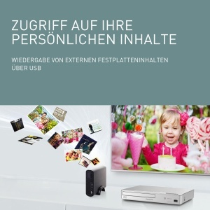 Blu-ray Player Panasonic DMP-BD84EG-S Full HD Audio High-Res USB Design Compact Argintiu - Img 3