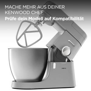 Bol de mixare Kenwood KAT400SS, 6.7 litri, inox, compatibil cu Chef XL - Img 2