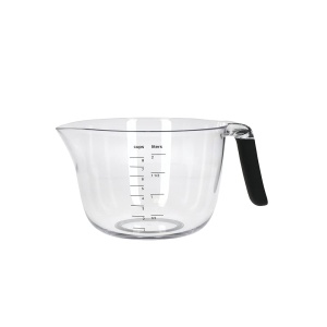 Bol de mixare KitchenAid 2L cu maner antiderapant si indicatori de masurare Negru