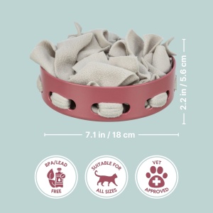 Bol pentru pisici TRIXIE HidenSniff, 18 cm, din plastic, rutschfest - Img 6