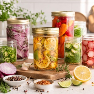 Borcan de conservare Kilner 350 ml, cu capac metalic si deschidere larga - Img 7