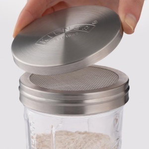Borcan de depozitare Kilner 0,5 L cu sita integrata din otel inoxidabil - Img 6