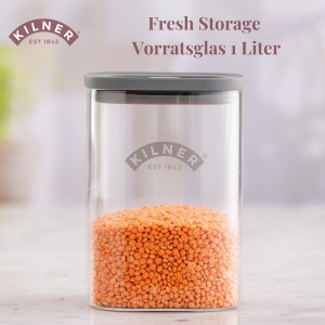 Borcan de depozitare Kilner 1 Litru, Borosilikat, cu capac cu vacuum - Img 3