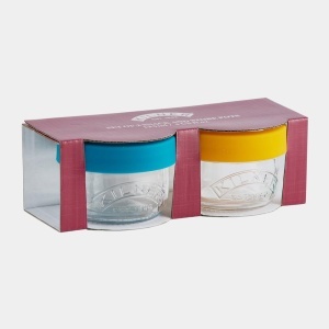 Borcan de Snack KILNER, 125 ml, cu capac din silicon, set de 2 bucati - Img 2