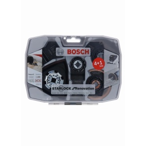Bosch 5 buc. Set de unelte multifunctionale Starlock (pentru lemn, metal, materiale multiple si materiale abrazive, accesorii unelte multifunctionale) - Img 3