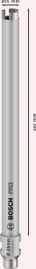 Bosch PRO Core Cutter Wet 25 mm Diamantbohrer Beton si Stahlbeton - Img 3