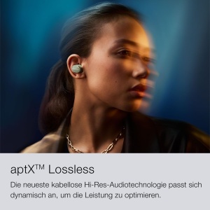 Bowers & Wilkins Pi8 Casti fara fir cu anulare activa a zgomotului, Bluetooth, AptX, Carcasa de incarcare audio fara fir - Verde jad - Img 8