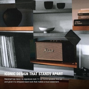 Boxa Bluetooth Marshall Stanmore III, Sunet de inalta calitate, Negru, Materiale eco - Img 6
