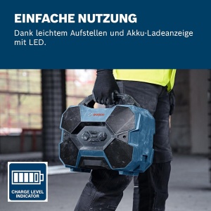 Boxa portabila Bosch Professional GPB 18V-6 C, Bluetooth, USB, Multi-Speaker Sound - Img 4