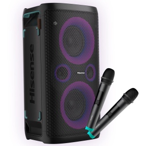 Boxa portabila Hisense Party Thunder, 300 W, 15 ore autonomie, IPX4