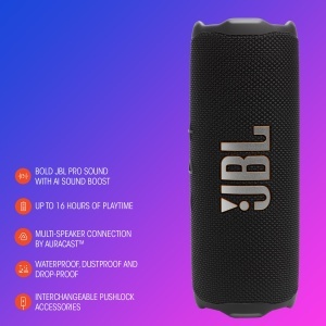 Boxa portabila JBL Flip 7 Bluetooth 16 ore autonomie IP68 Rosu - Img 6