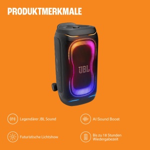Boxa portabila JBL PartyBox 330, 280W, negru, cu lumini dinamice - Img 8